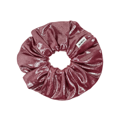 Bordeux Foil Marein Scrunchie