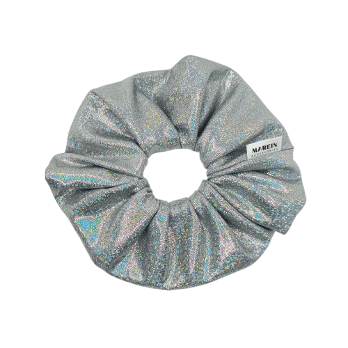 Grey Silver Marein Scrunchie