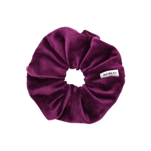 Magenta Velour Scrunchie