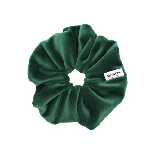 Cypress Green Velour Scrunchie