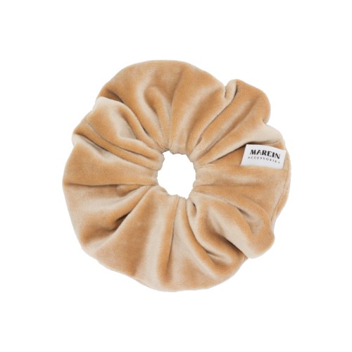 Caramel Velour Scrunchie