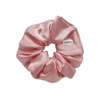 Pink-satin-scrunchie-woman-accessories-marein