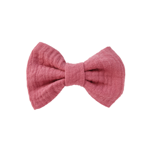 Rouge Muslin Bow