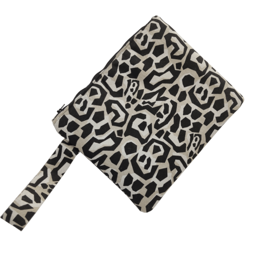 Ecru Animal Print Handbag