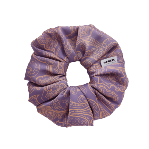 Purple lachour Satin Scrunchie