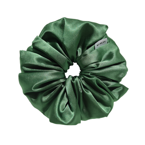 Cypress Green Satin XXL Scrunchie