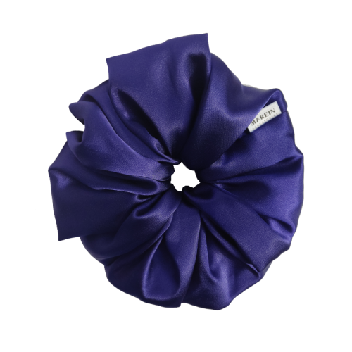 Dark Purple Satin XXL Scrunchie