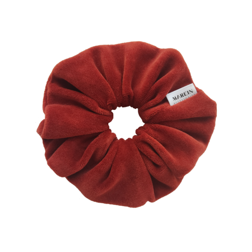 Cinnamon matt Velour Scrunchie