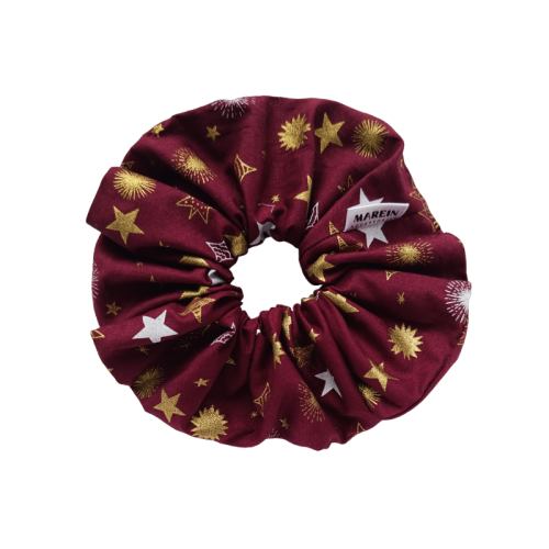 Star Bordaeux Scrunchie