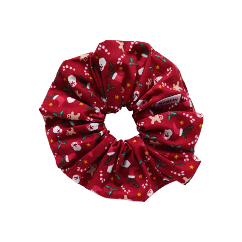 Red Santa Claus Scrunchie