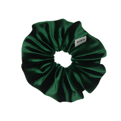 Cypress Glossy Velour Scrunchie