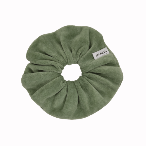 Sage Velour Scrunchie