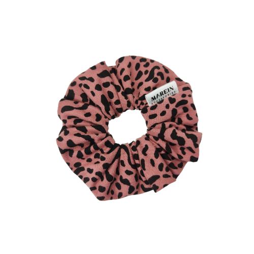 Mini Old Rose Print Scrunchie