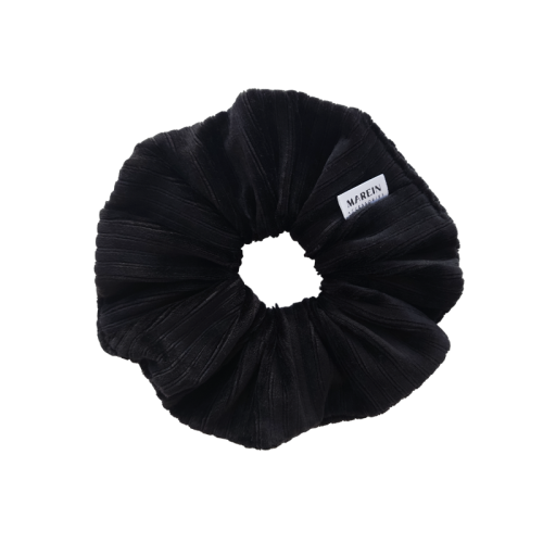 Black Kotle Velour Scrunchie