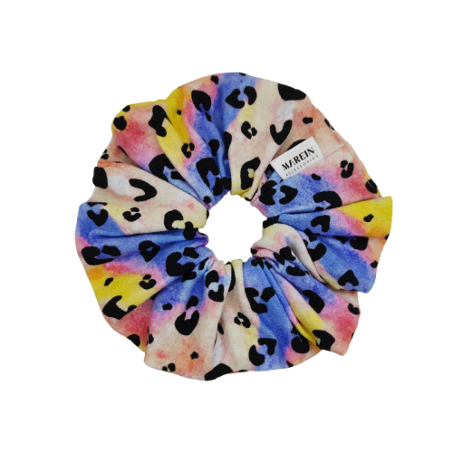 Colourfull Tie Dye Leopard Double