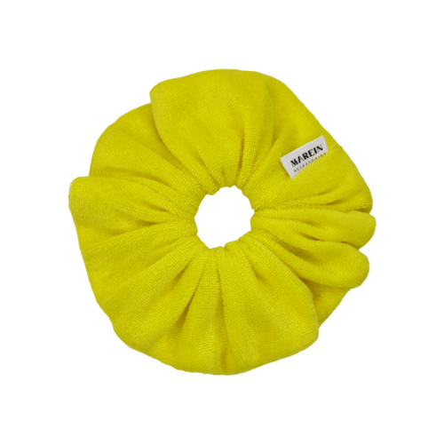 Yellow Towel Scrunchie