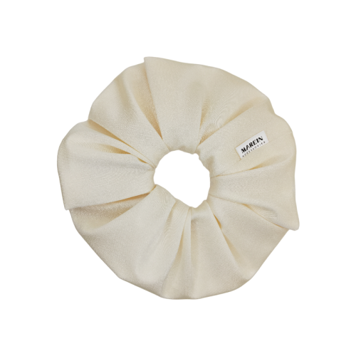 Ecru Shine Swim Scrunchie