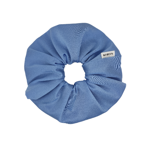 Light Blue Shine Swim Scrunchie