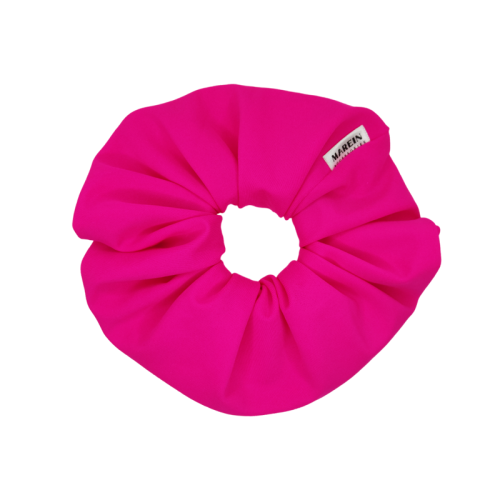 Neon Fucshia Swim Scrunchie