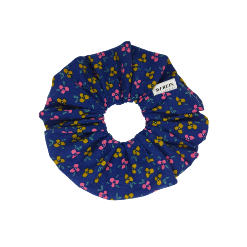 Blue flowers Scrunchie