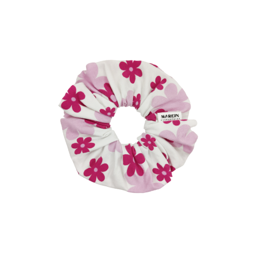 Mini pink flowers Scrunchie