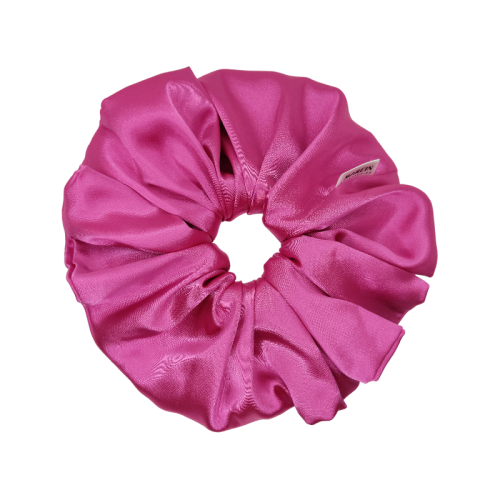 Fucshia Satin XXL Scrunchie