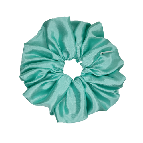 Mint Satin XXL Scrunchie